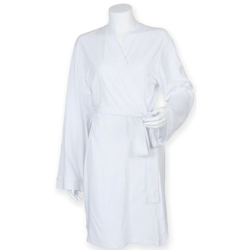 Towel City Women's Wrap Robe White